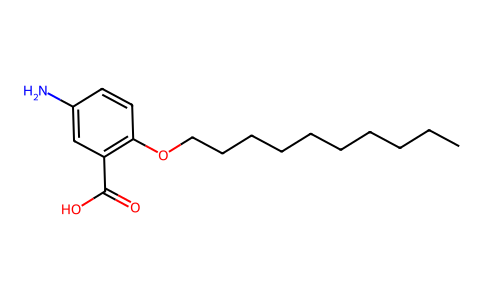 Benzoic acid, 5-amino-2-(decyloxy)- 13737-96-7